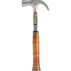 Estwing E24C Curved Claw English Pattern Hammer with Leather Grip, 24oz/672g