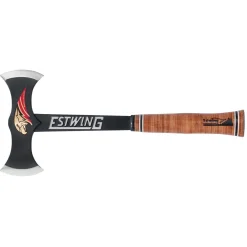 Estwing EDBA Black Eagle Double Bit Axe with Leather Grip, 17"