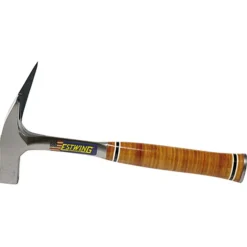 Estwing E239MM Milled Face Roofers Pick Hammer with Leather Grip, 21oz/600g
