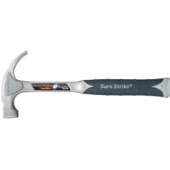 Estwing EMR16C Sure Strike Curved Claw Hammer, 16oz/453g