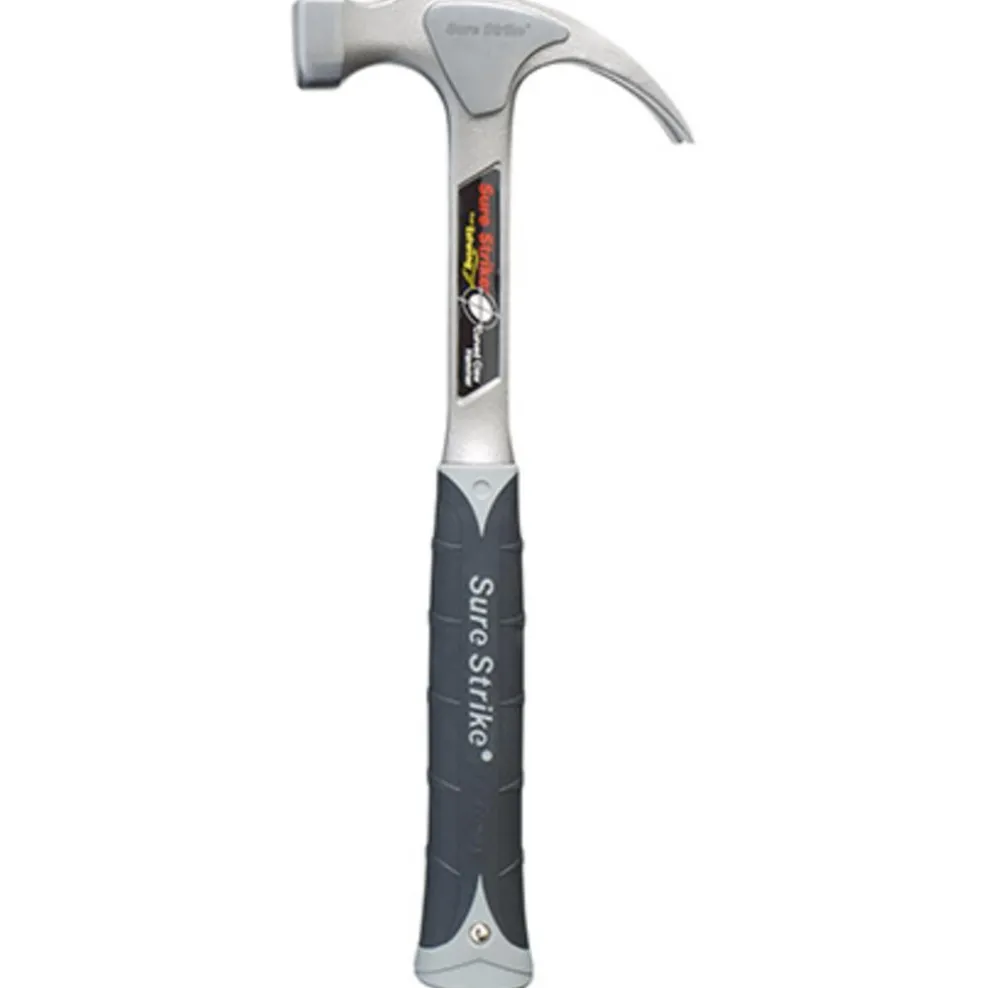 Estwing EMR16C Sure Strike Curved Claw Hammer, 16oz/453g