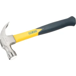 Estwing EMRF20C Sure Strike Curved Claw Hammer with Fibreglass Handle, 20oz/567g