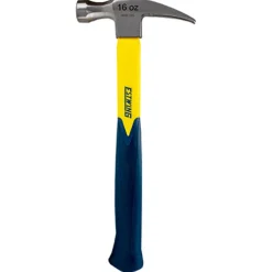 Estwing EMRF16S Sure Strike Straight Claw Hammer with Fibreglass Handle, 16oz/453g