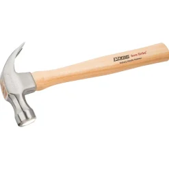 Estwing EMRW20C Sure Strike Curved Claw Hammer with Hickory Handle, 20oz/570g