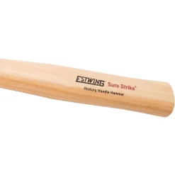 Estwing EMRW20C Sure Strike Curved Claw Hammer with Hickory Handle, 20oz/570g