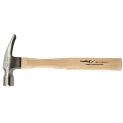 Estwing EMRW20S Sure Strike Straight Claw Hammer with Hickory Handle, 20oz/560g