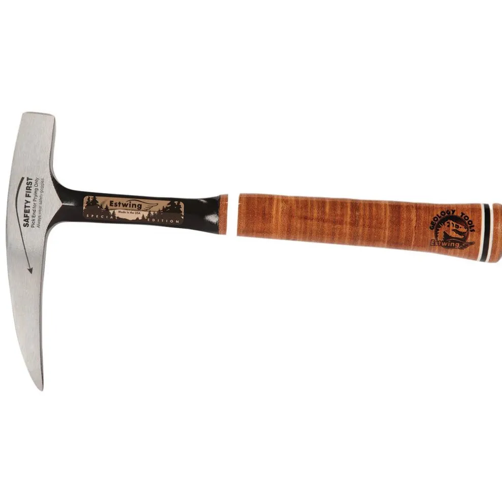 Estwing E30SE Special Edition Pointed Tip Rock Pick with Leather Grip, 22oz/624g