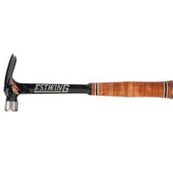 Estwing E15SR Ultra Series Smooth Face Framing Hammer with Leather Grip, 15oz/425g, 14"