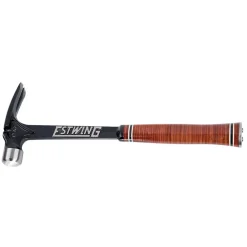 Estwing E19S Ultra Series Smooth Face Framing Hammer with Leather Grip, 19oz/538g