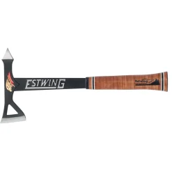 Estwing ETA Black Eagle Tomahawk Axe with Leather Grip, 16"