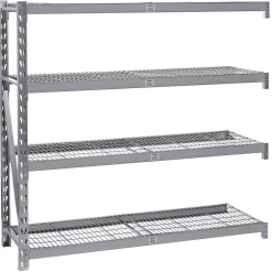 Expert Heavy Duty Steel 4 Shelving Extension Unit, 1959 x 610 x 1830mm