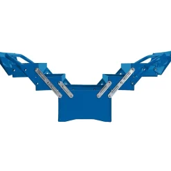 Extra-Long Four Tray Cantilever Tool Box, 495mm, Blue