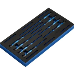 Extra Long Precision Screwdriver Set in 1/4 Drawer EVA Insert Tray (8 Piece)