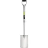 Extra Long Stainless Steel Garden Spade with Soft Grip