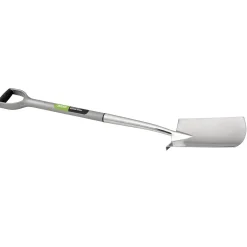Extra Long Stainless Steel Garden Spade with Soft Grip