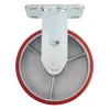 Fixed Plate Fixing Heavy Duty Polyurethane Wheel, 160mm Diameter, S.W.L. 400kg