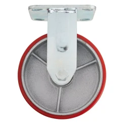 Fixed Plate Fixing Heavy Duty Polyurethane Wheel, 160mm Diameter, S.W.L. 400kg