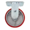 Fixed Plate Fixing Heavy Duty Polyurethane Wheel, 125mm Diameter, S.W.L. 300kg