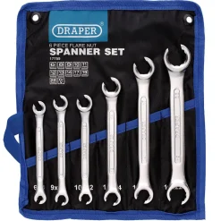 Flare Nut Spanner Set (6 Piece)