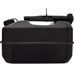 Flat Steel Fuel Can, 10L, Black
