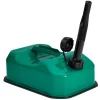 Flat Steel Fuel Can, 5L, Green