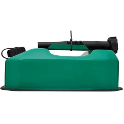 Flat Steel Fuel Can, 5L, Green