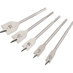 Flat Wood Bit Set, 13 - 32mm (5 Piece)