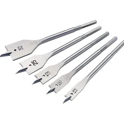 Flat Wood Bit Set, 13 - 32mm (5 Piece)