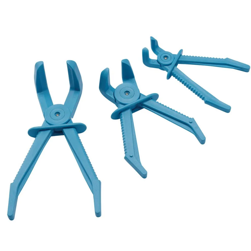 Flexible Hose Clamp Set with 90 Degree Jaws (3 Piece)