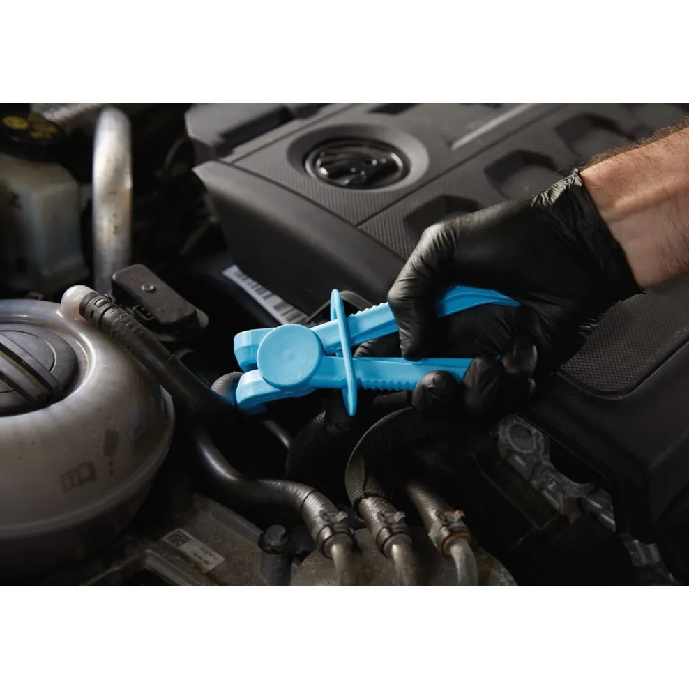 Flexible Hose Clamp Set with 90 Degree Jaws (3 Piece)