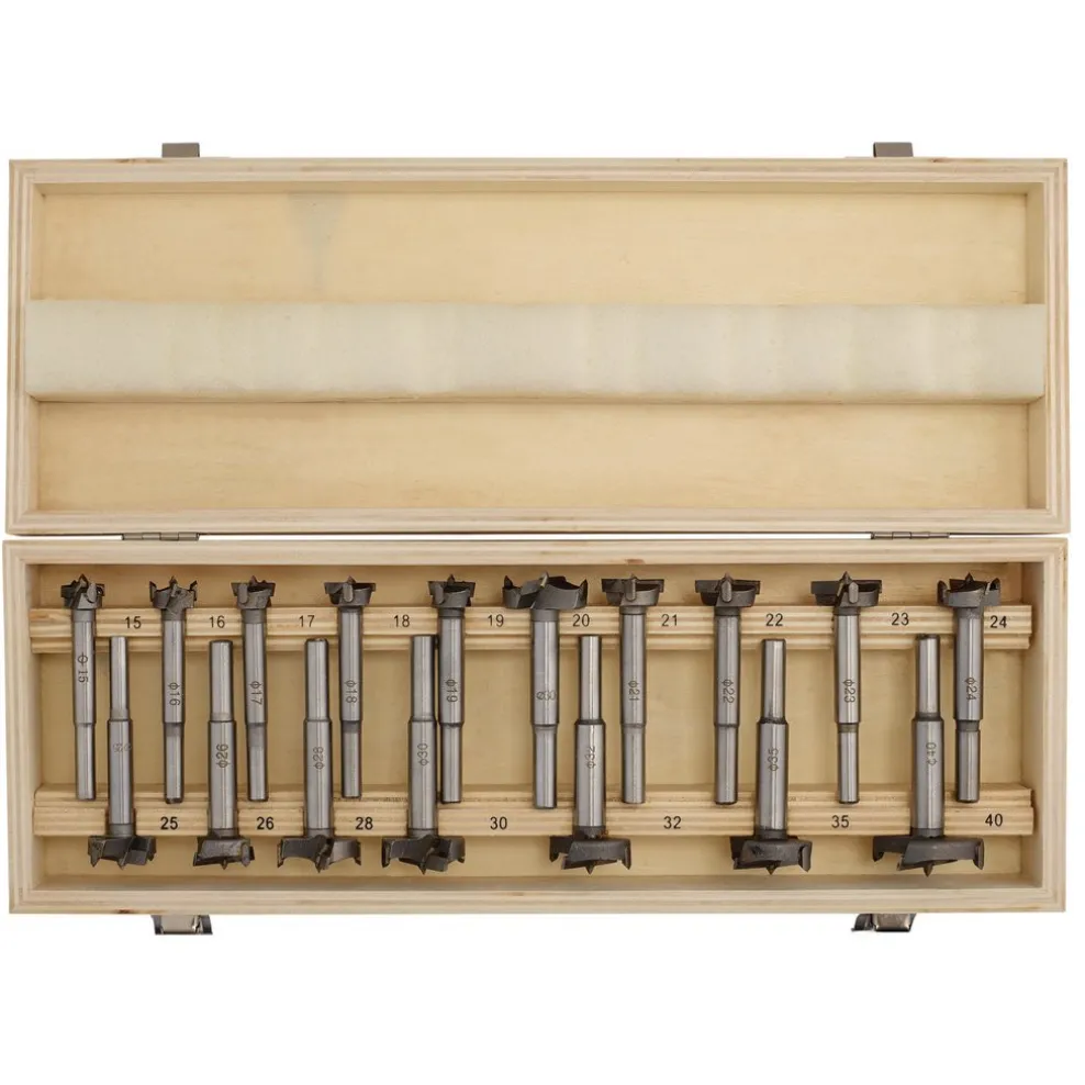 Forstner Drill Bit Set (17 Piece)