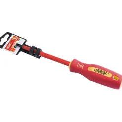 Fully Insulated Plain Slot Screwdriver, 5.5 x 125mm