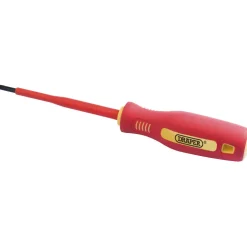 Fully Insulated Plain Slot Screwdriver, 4 x 100mm