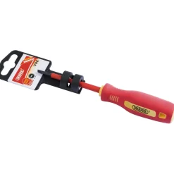 Fully Insulated Plain Slot Screwdriver, 3 x 75mm