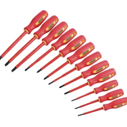 Fully Insulated Screwdriver Set (12 Piece)