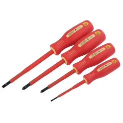 Fully Insulated Screwdriver Set (4 Piece)