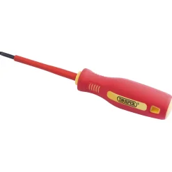 Fully Insulated Soft Grip Cross Slot Screwdriver, No.0 x 75mm (Sold Loose)