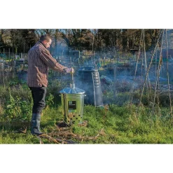 Galvanised Garden Incinerator, 85L