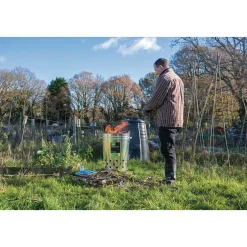 Galvanised Garden Incinerator, 85L