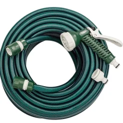 Garden Hose and Spray Gun Kit, 12mm Bore, 30m