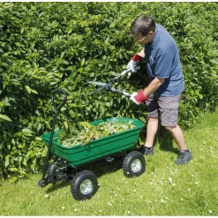 Garden Tipping Trolley Cart, 75L