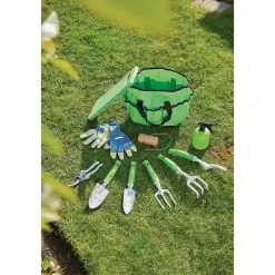 Garden Tool Set with Floral Pattern (11 Piece)