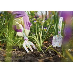 Garden Tool Set with Floral Pattern (4 Piece)