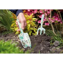 Garden Tool Set with Floral Pattern (3 Piece)