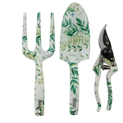 Garden Tool Set with Floral Pattern (3 Piece)