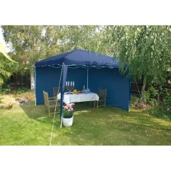 Gazebo Side Panels, 3 x 1.9m, Blue (Pack of 2)