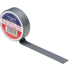 Grey PVC Electrical Insulation Tape, 19mm x 20m (Pack of 10)
