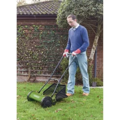 Hand Push Lawn Mower, 380mm