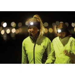 Headband with USB Rechargeable LED Torch, 1W, Black, One Size