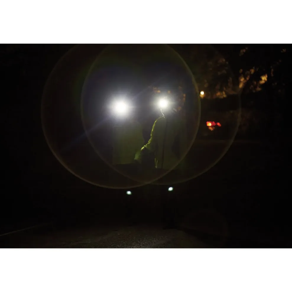 Headband with USB Rechargeable LED Torch, 1W, Blue, One Size